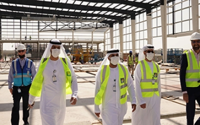 ADNEC Group CEO Checking Marina Hall Construction